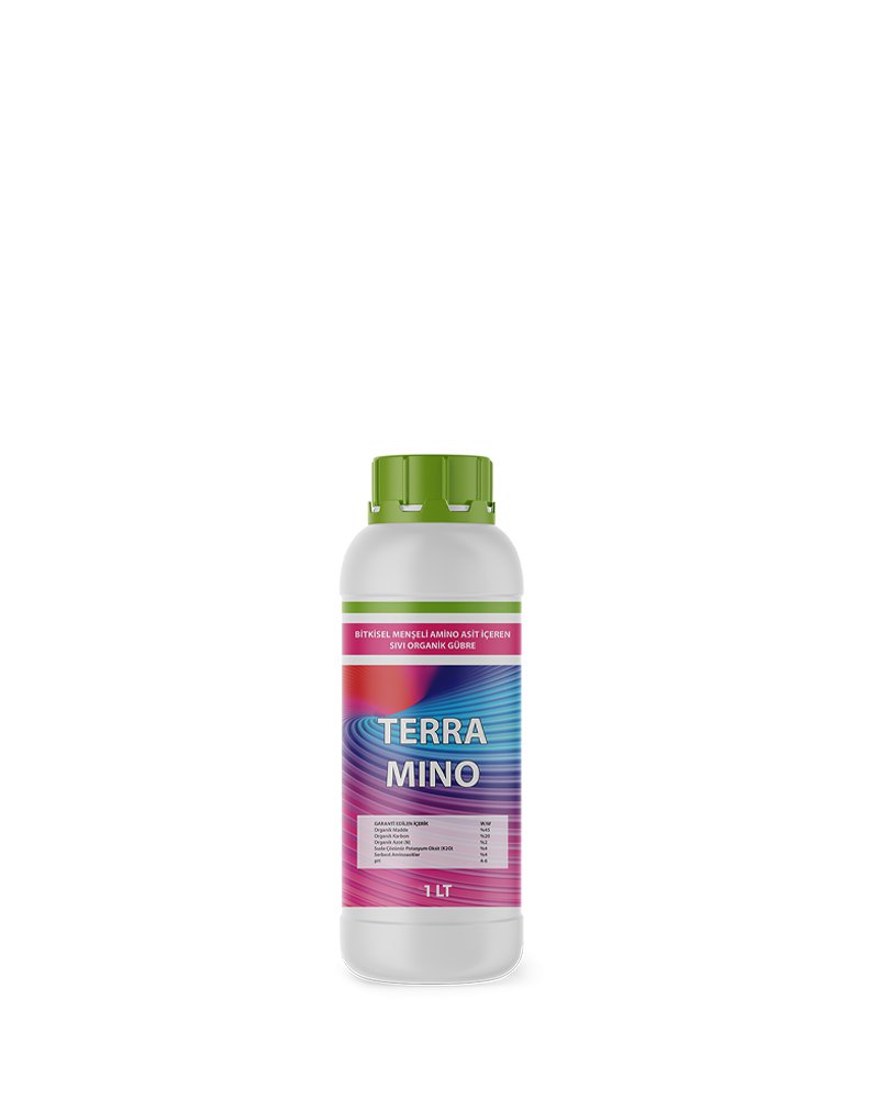 <b>TERRA MİNO</b> <br> Bitkisel Menşeli Amino Asit İçeren Sıvı Organik Gübre